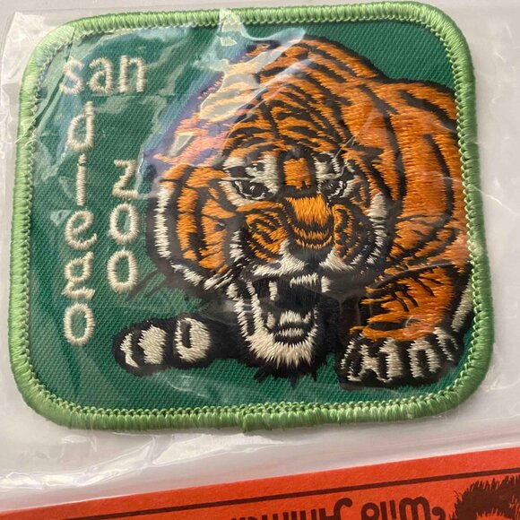 Vintage San Diego Zoo Patch Tiger - Picture 3 of 4